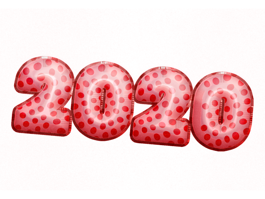 2020 Balloon Text