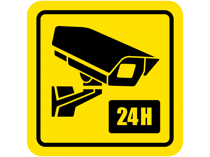 24 Hour Video Camera Sign