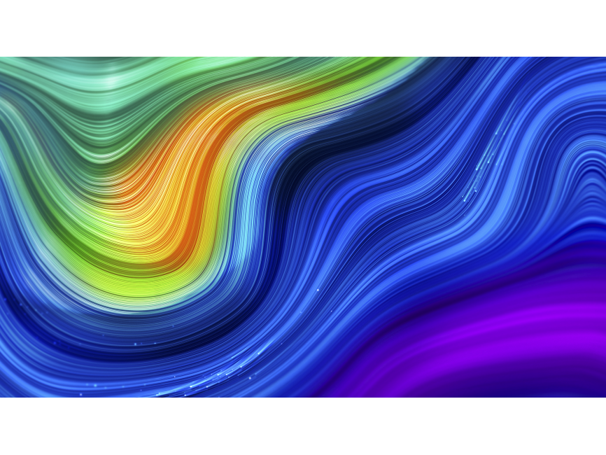 Abstract Wavy Colors