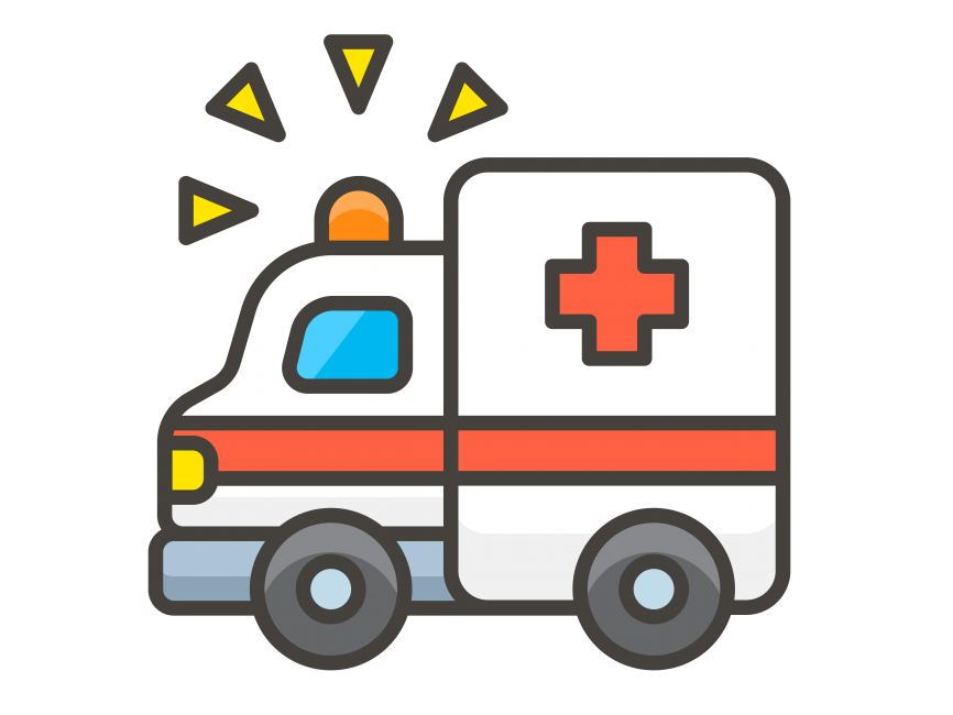 Ambulance Emoji Car