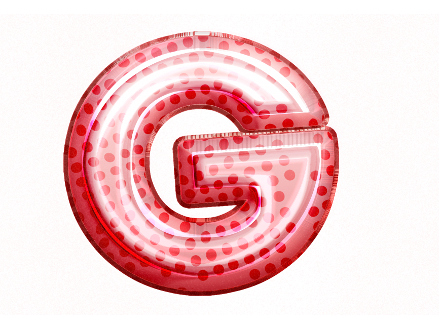 Balloon Style Letter G