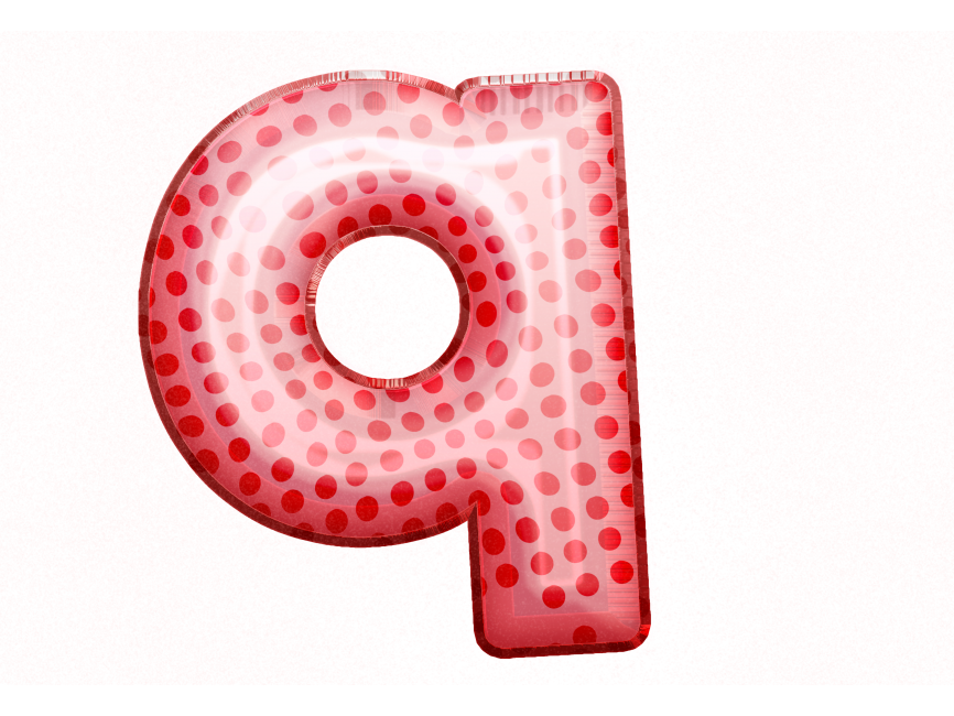 Balloon Style Letters q