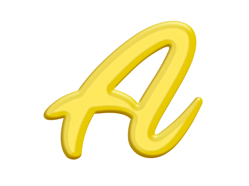 Banana Style Letter A