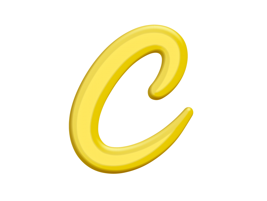 Banana Style Letter C