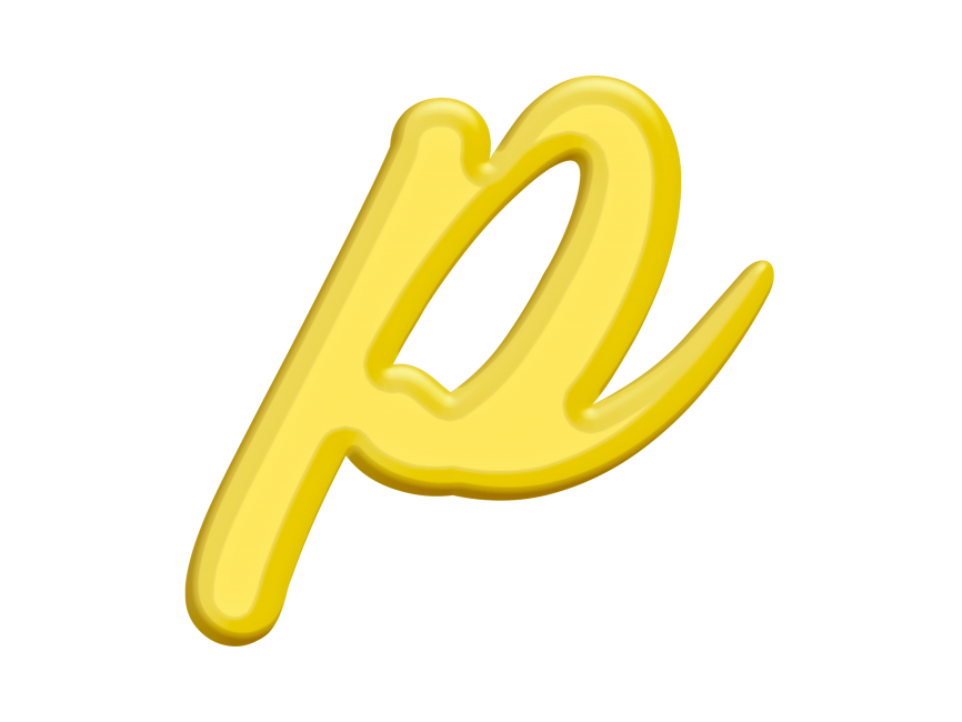 Banana Style Letter P