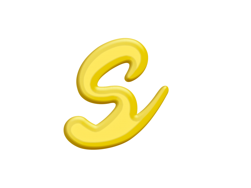 Banana Style Letter S