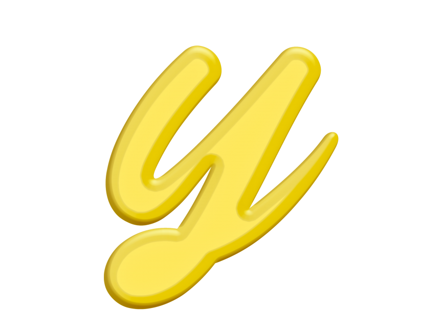 Banana Style Letter Y
