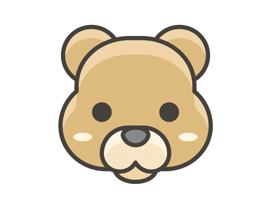 Bear Face Emoji Icon
