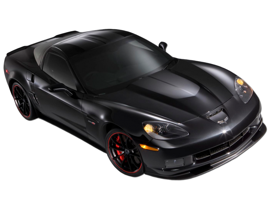 Black Corvette Car