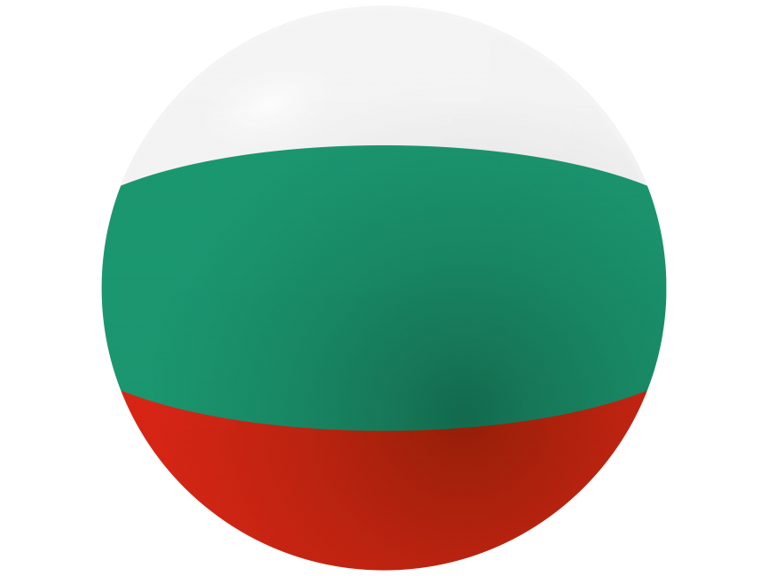 Bulgaria Round Flag