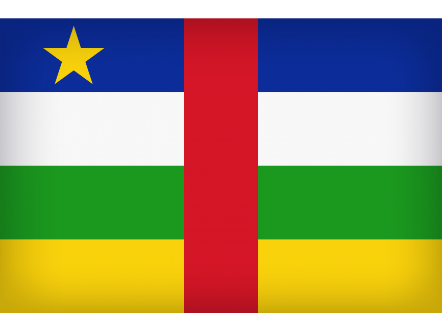 Central African Republic Large Flag