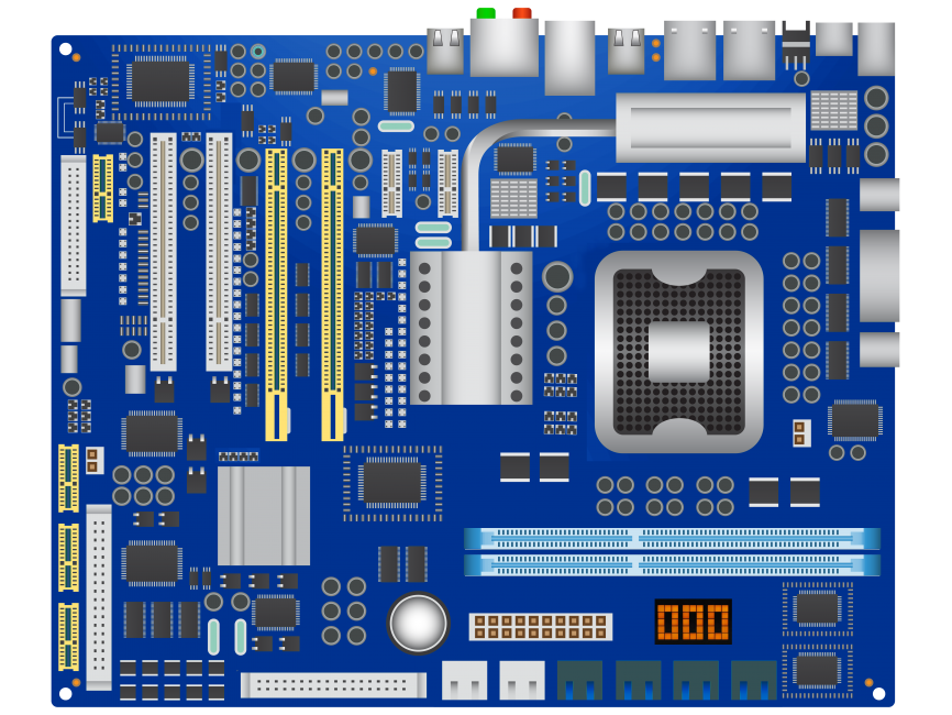 Classic Computer Mainboard