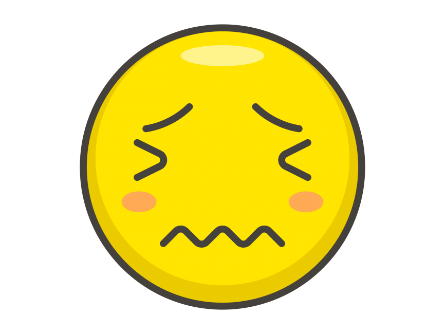 Confounded Face Emoji