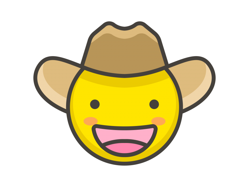 Cowboy Hat Face Emoji