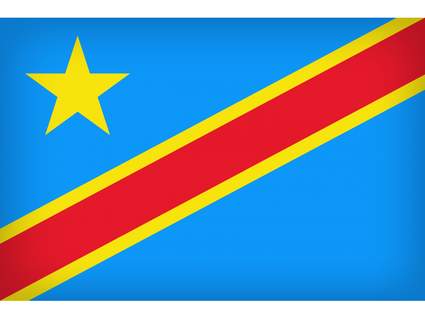 Democratic Republic of the Congo Large Flag