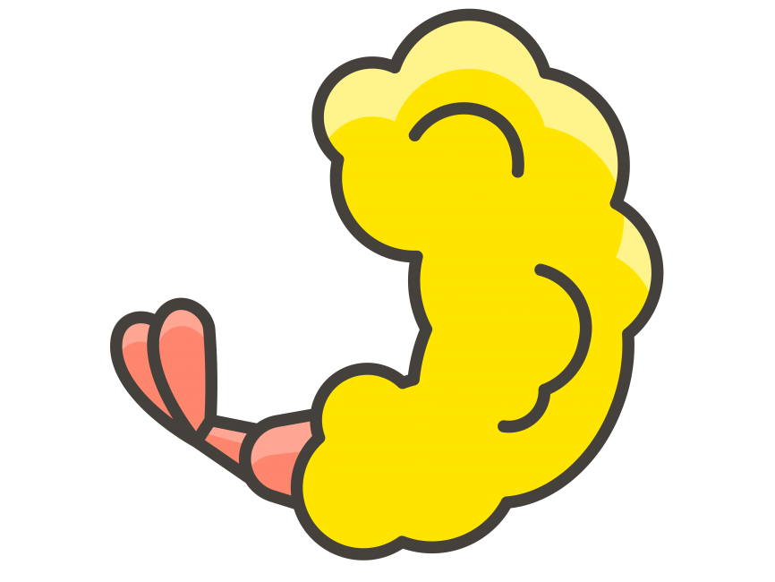 Fried Shrimp Emoji Icon