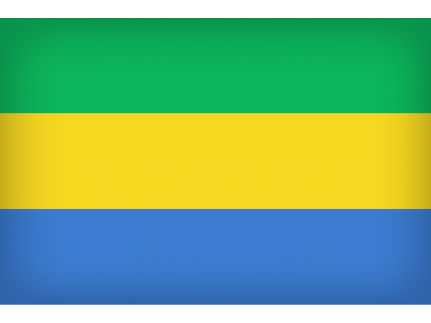 Gabon Large Flag