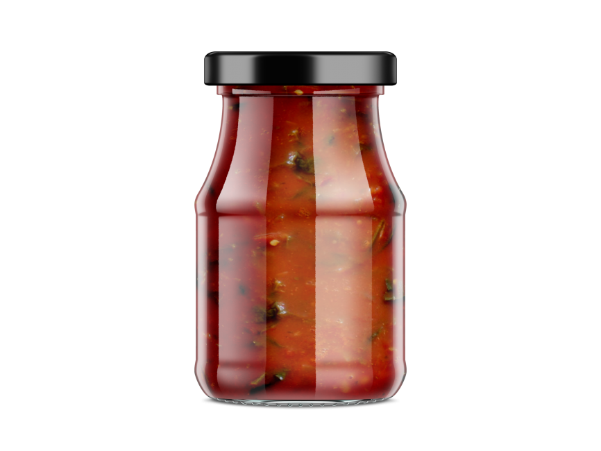 Glass Sauce Jar