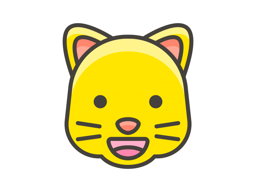 Grinning Cat Face Emoji