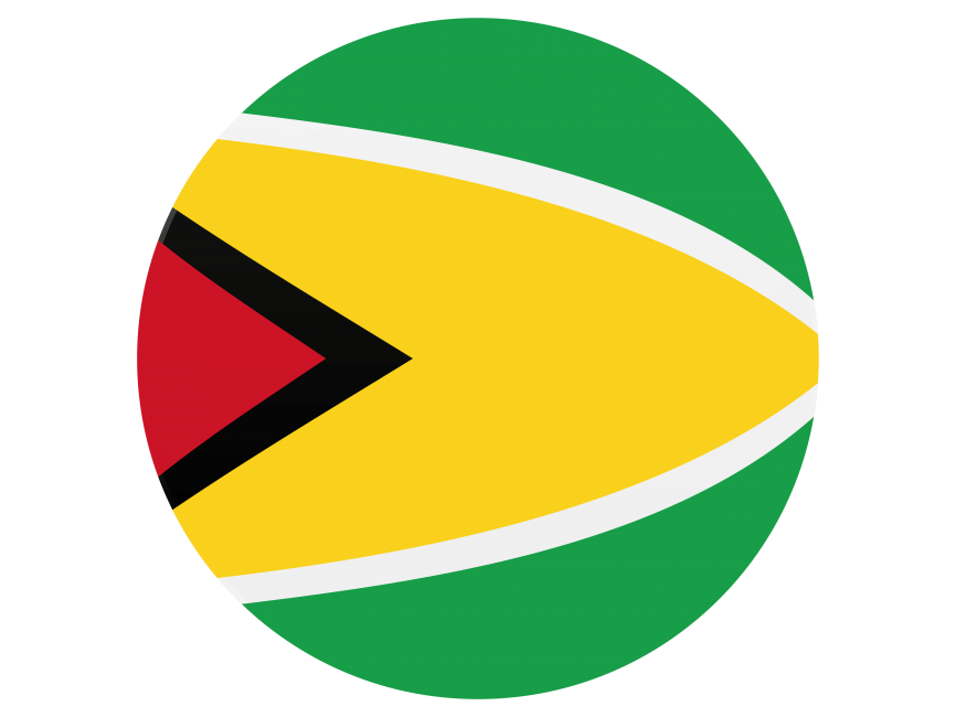 Guyana Round Flag