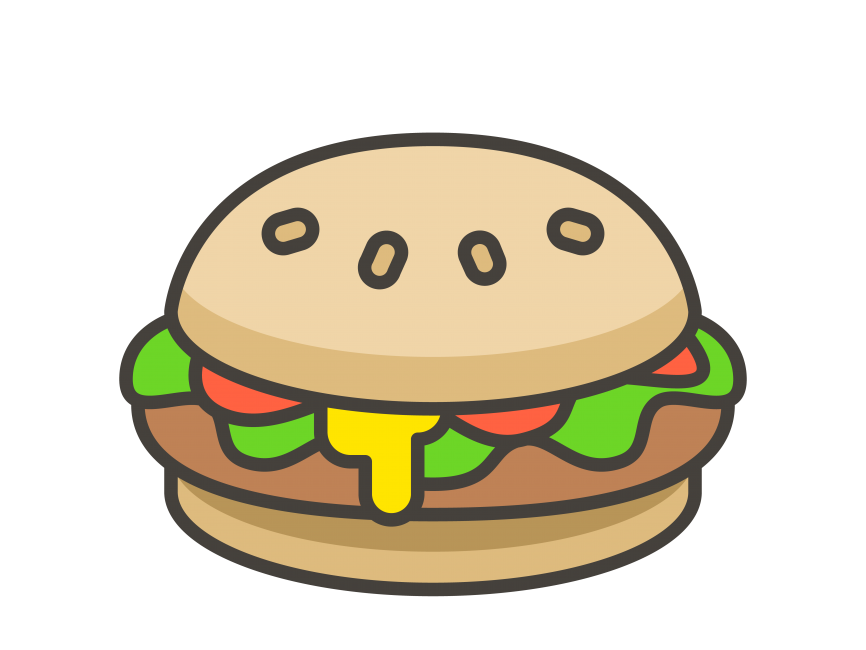 Hamburger Emoji Icon PNG Transparent Emoji - Freepngdesign.com