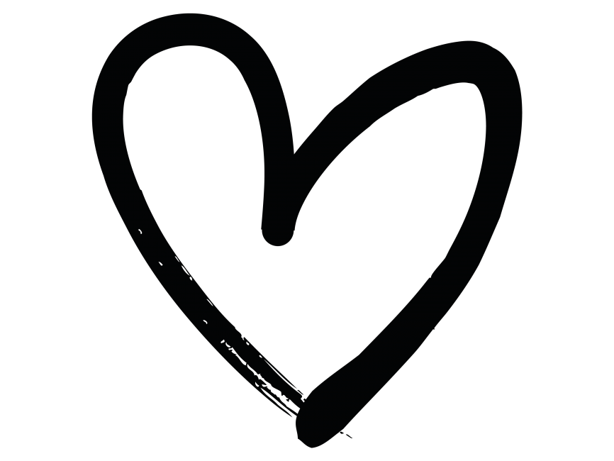 Hand Drawn Heart PNG Transparent Design - Freepngdesign.com