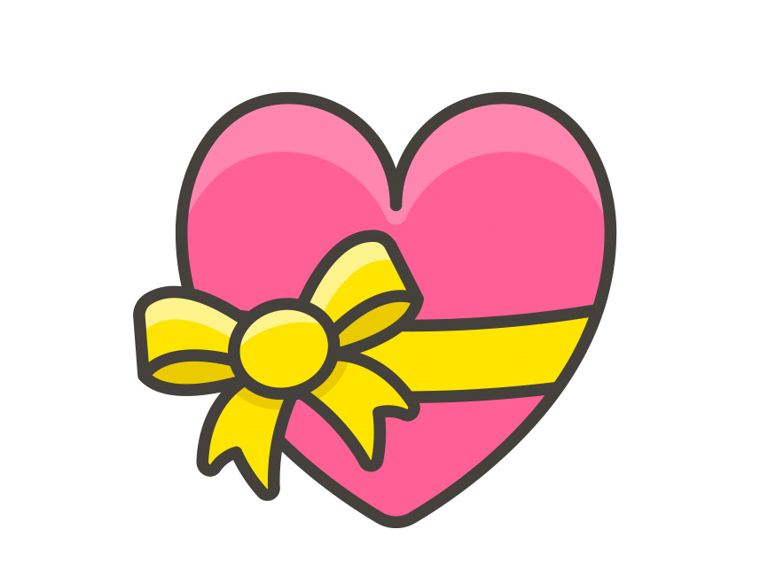 Heart with Ribbon Emoji