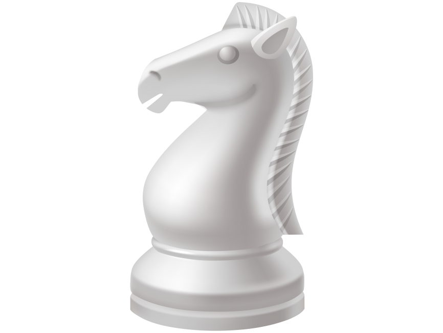 Knight White Chess Piece