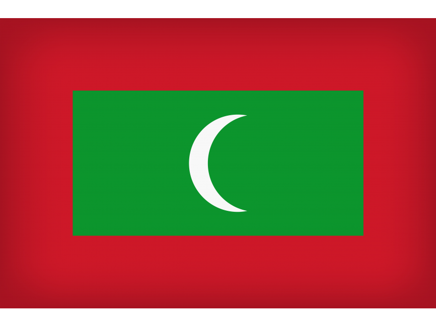 Maldives Large Flag