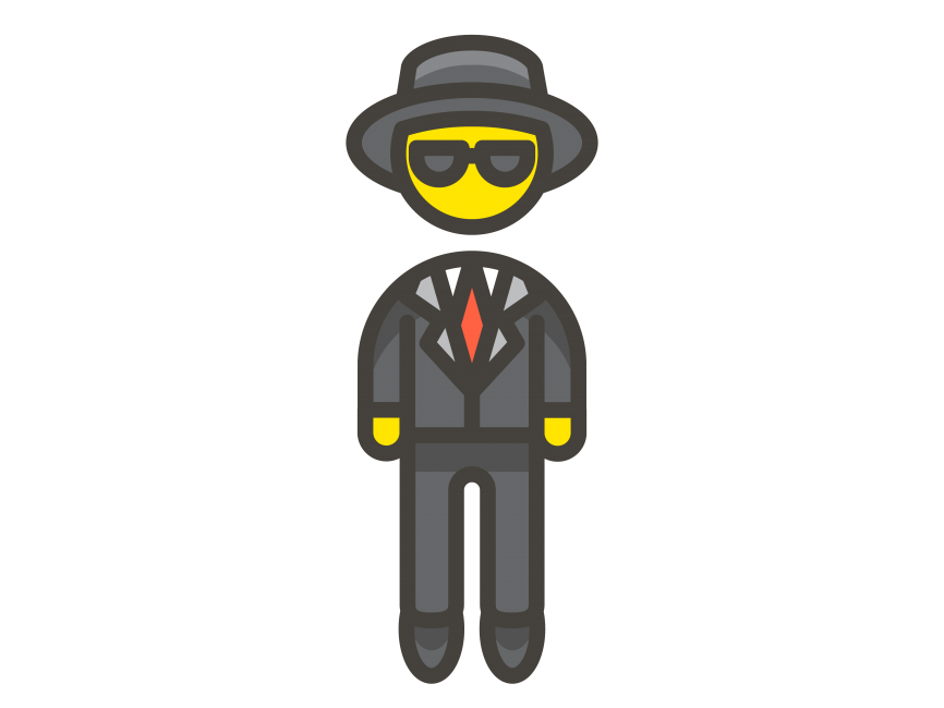 Man in Suit Levitating Emoji
