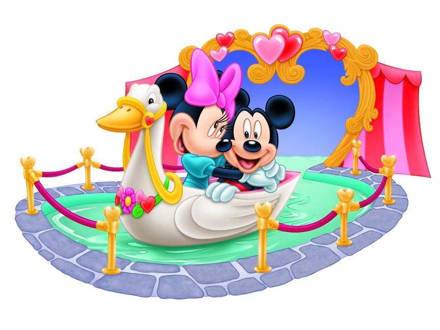 Mickey and Minnie Mouse Tunnel of Love