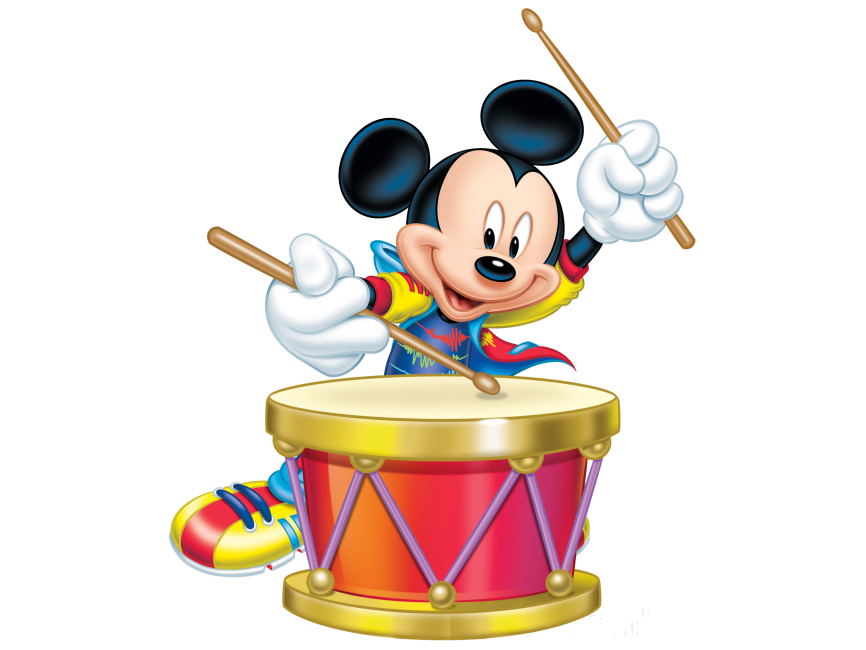 Mickey Mouse with Drum