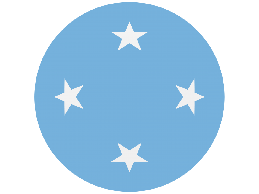 Micronesia Rounded Flag