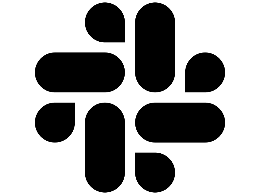 New Slack Logo Black 2019