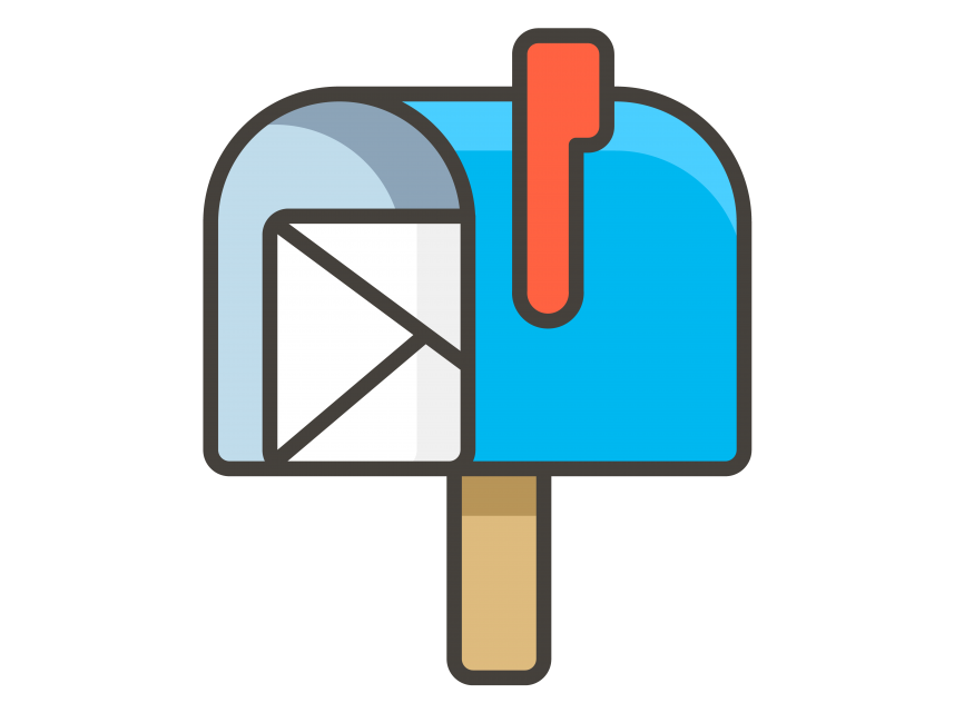 Open Mailbox with Raised Flag Emoji