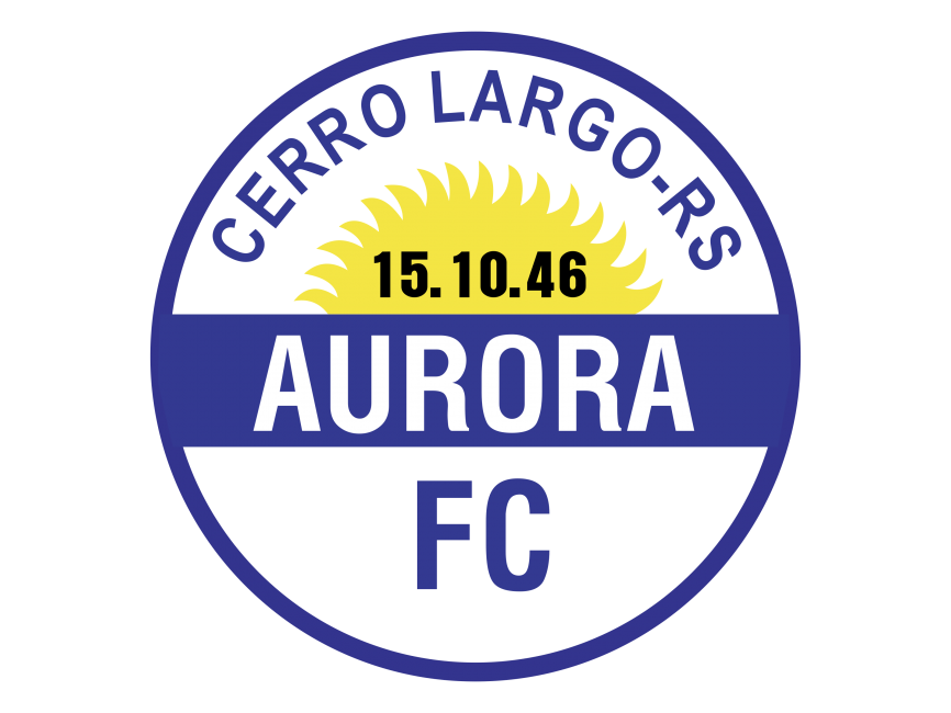 Aurora Futebol Clube de Cerro Largo RS   Logo