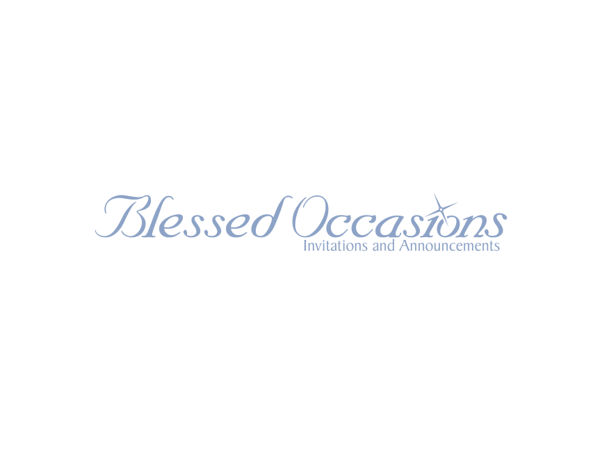Blessed Occasions   Logo