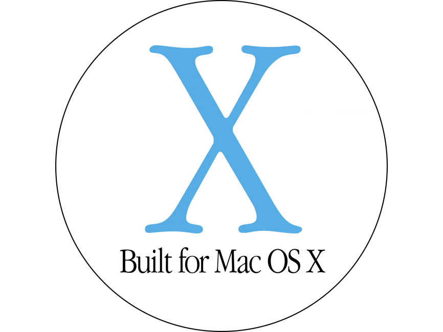 BUILT FOR MAC OS X 1 Logo