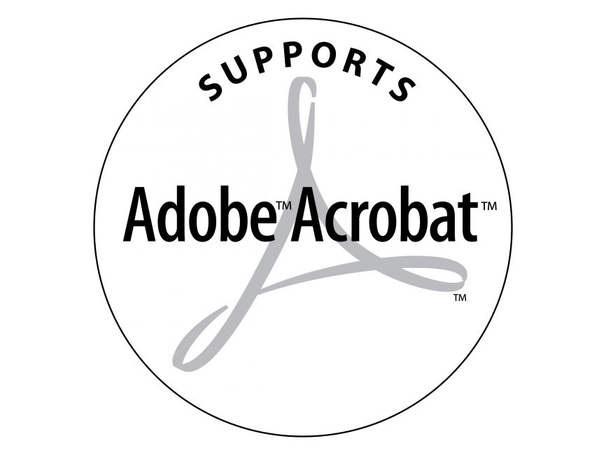 Adobe Acrobat Supports Logo