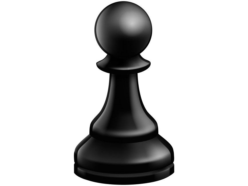 Pawn Black Chess Piece