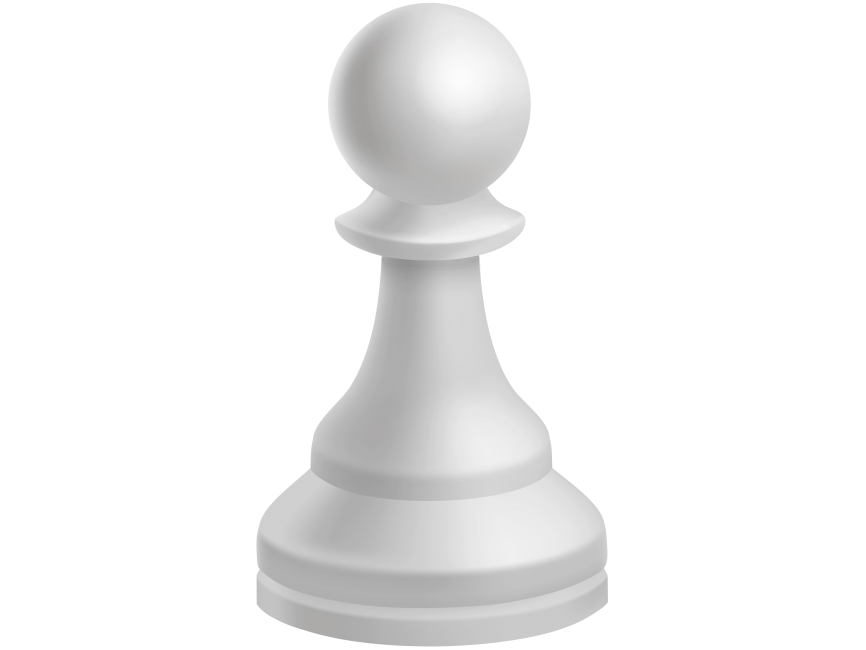 Pawn White Chess Piece