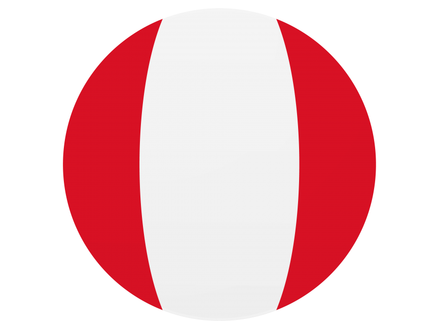 Peru Round Flag