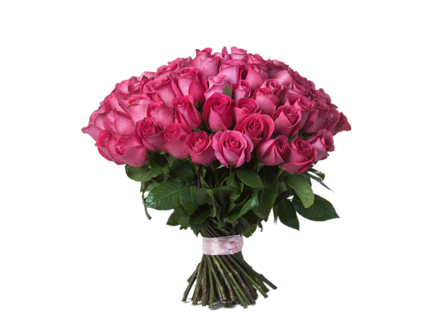 Pink Rose Bouquet Transparent Png Image