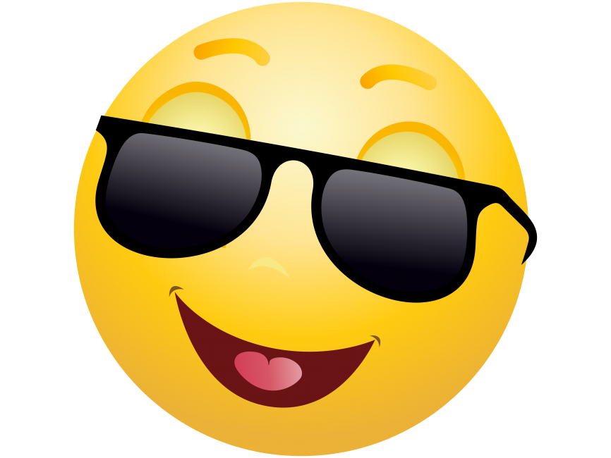 Smiling Emoticon with Sunglasses