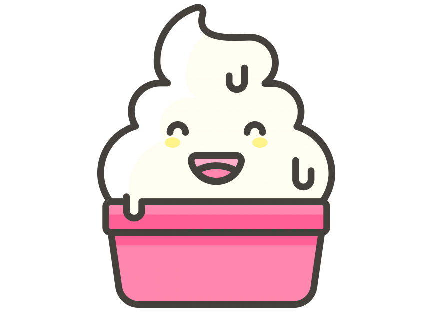 Soft Ice Cream Emoji Icon