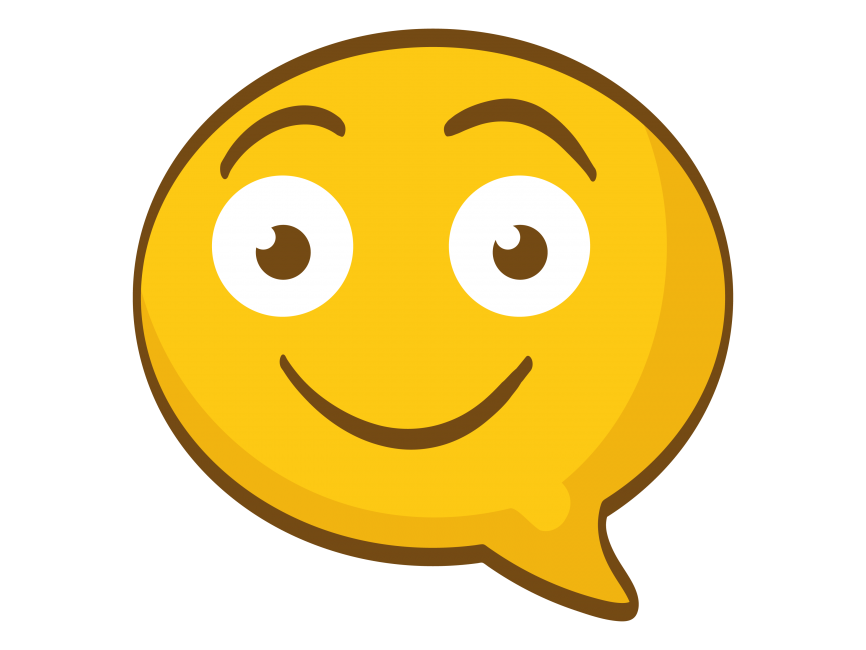 Speech Bubble Shaped Emoji Png Transparent Emoji