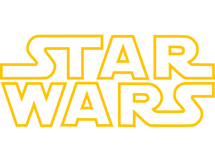 Star Wars Logo Outline