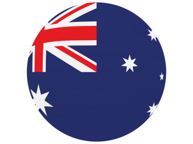 Australia Round Flag