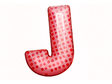 Balloon Style Letters J