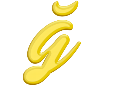 Banana Style Letter Ğ